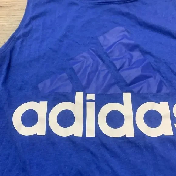Adidas | Blue Racerback Tank top - Picture 4 of 5